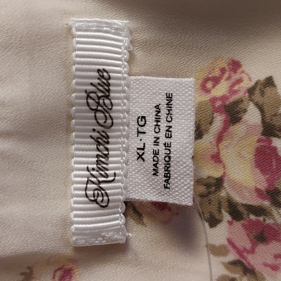 Urban Outfitters Kimchi Blue NWT Cream Pink Kitten Asymmetrical Dress Size XL - Picture 10 of 11